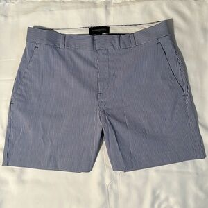 Banana Republic 3 1/2” inseam pinstripe shorts
